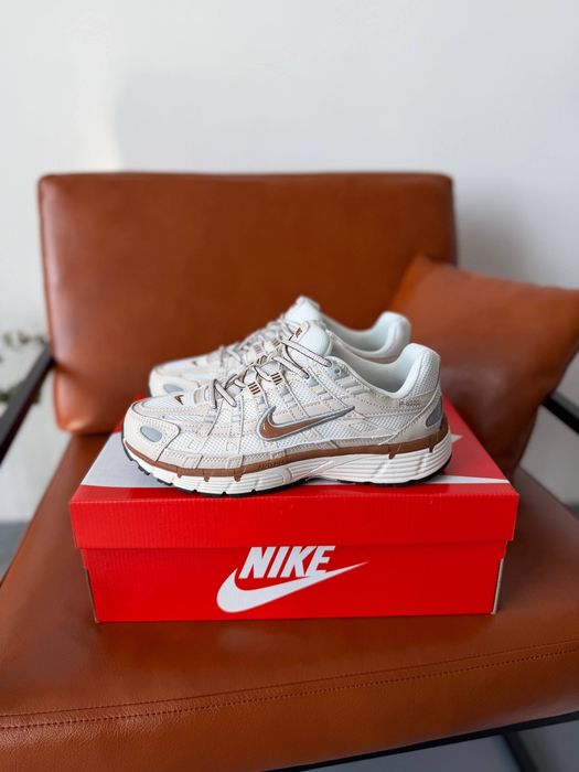 Кросівки жіночі Nike P-6000 White Elemental Pink та Beige Caramel Кроссовки женские