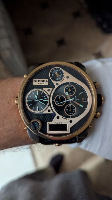 Часы Diesel dz 7261 chronograph, годинник дізель Італія