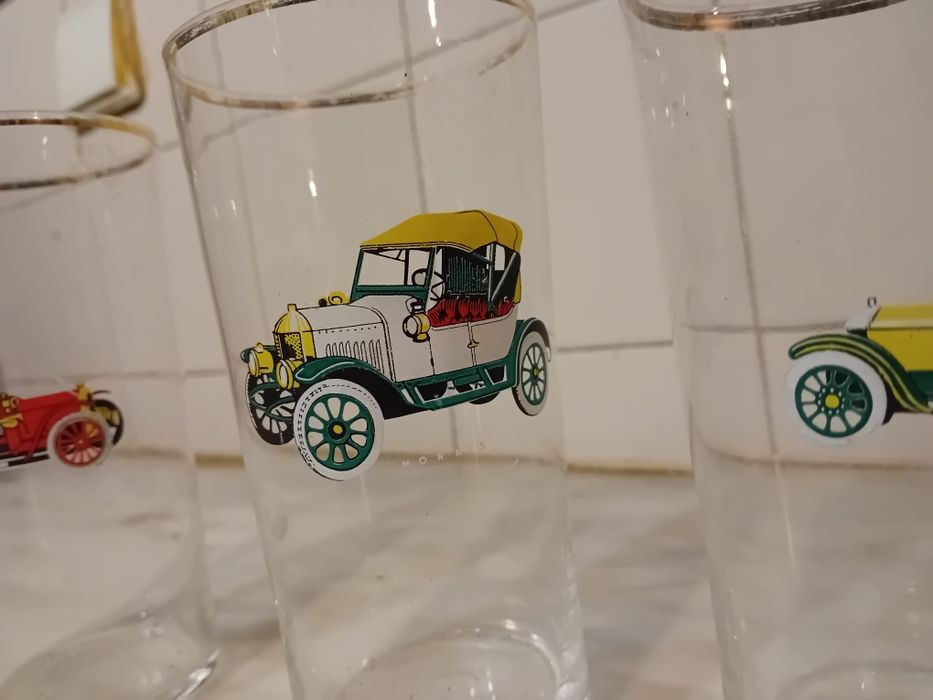 Conjunto de 3 Copos Antigos