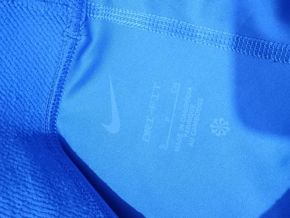 Nike Dri-Fit kolarki damskie S niebieskie sportowe