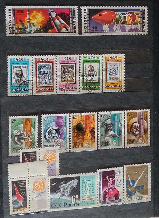 Альбом с марками разной тематики. Часть 2