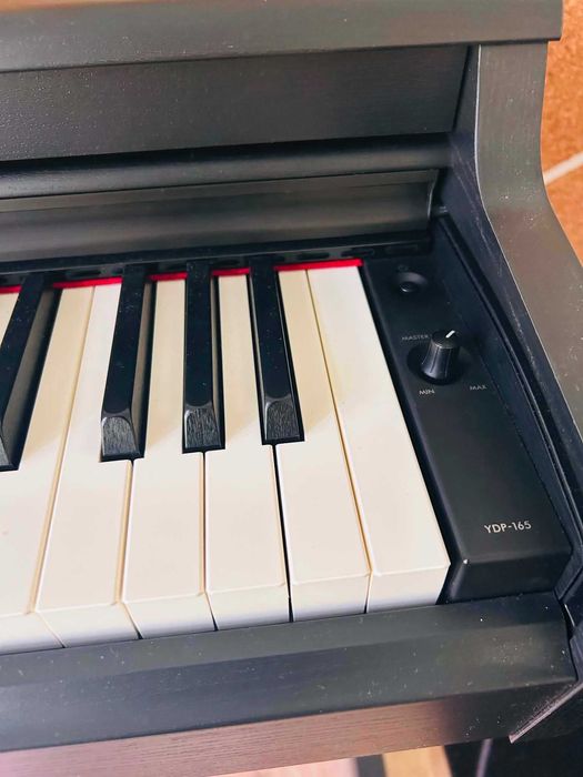 Yamaha YDP-165 - pianino cyfrowe, czarne + STOŁEK + KSIĄŻKI GRATIS!!!