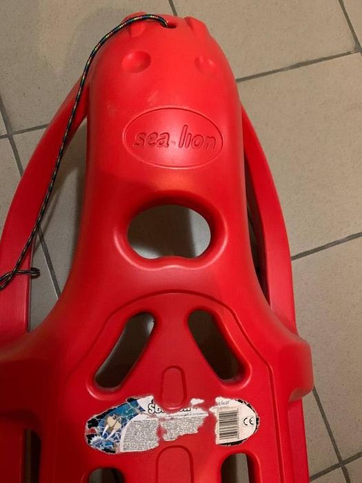 Санки пластикові Prosperplast Sea Lion Червоні/ Польща/‼️Самовивіз‼️