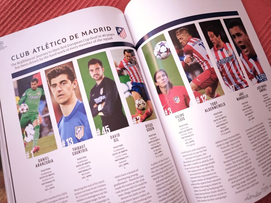 Programa Oficial Final Champions 2014 - Real Madrid/Atlético Madrid