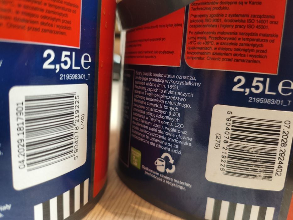 Farba Dulux zielony nowa