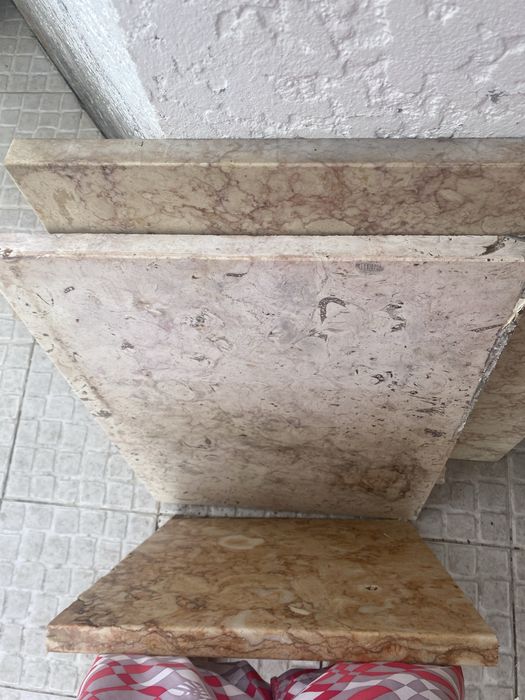 Pedras marmore bancad de cozinga usadas
