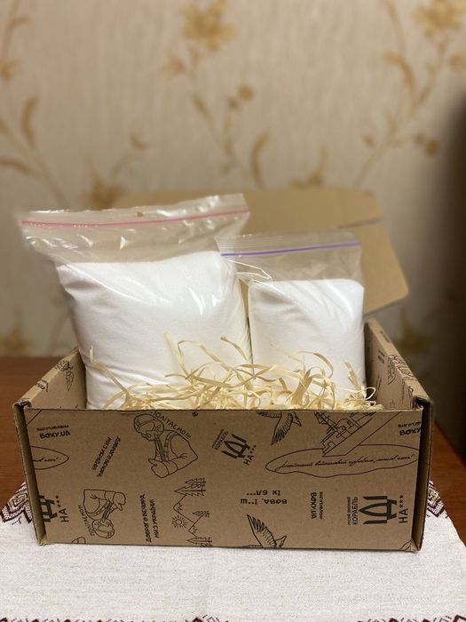 Стеариновая кислота.Пальмовый воск для насыпных свечей.Плюс 1м фітіля.