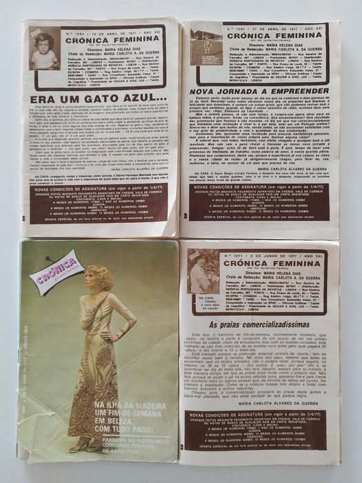 Revistas Crónica Feminina 1977