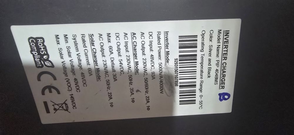 Инвертор 48 вольт 5 квт