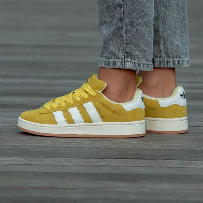 Кросівки Adidas Campus 00s Yellow/White premium