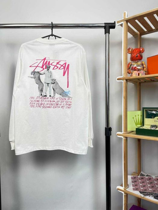 «РОЗПРОДАЖ» Stussy Long Sleeve | Бавовняний Лонгслів Стуссі (4 моделі)