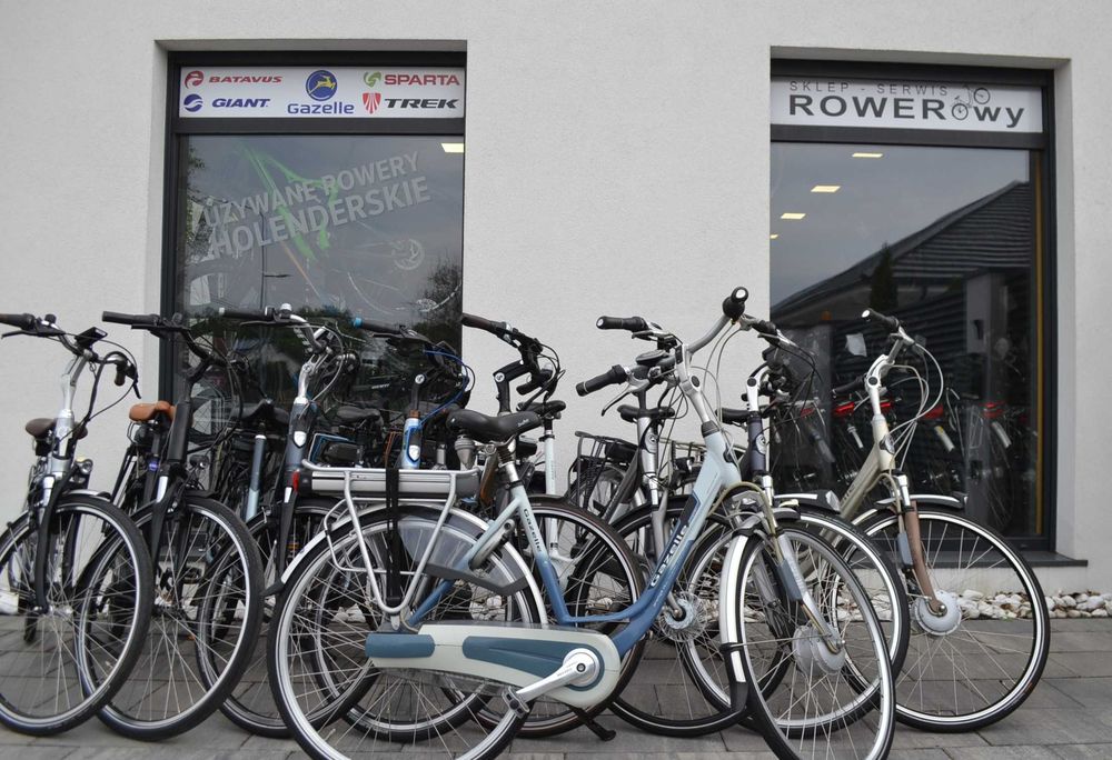 Rower elektryczny ze wspomaganiem * Gazelle Sparta Flyer Batavus Scott