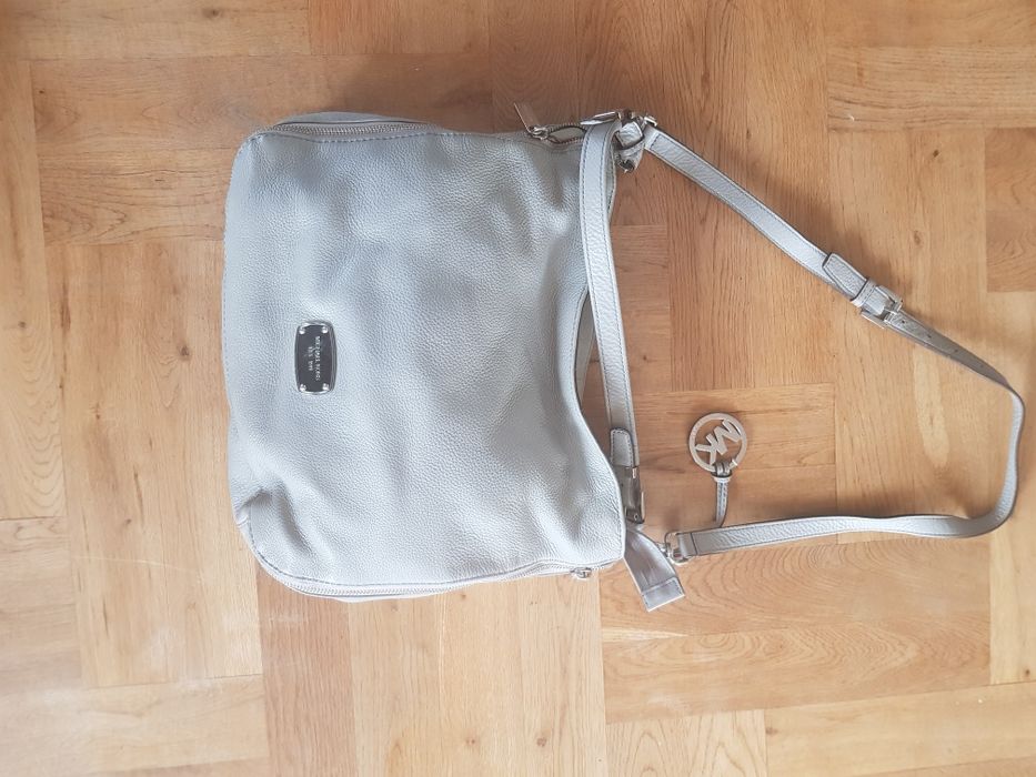Torebka Michael Kors jasny popiel