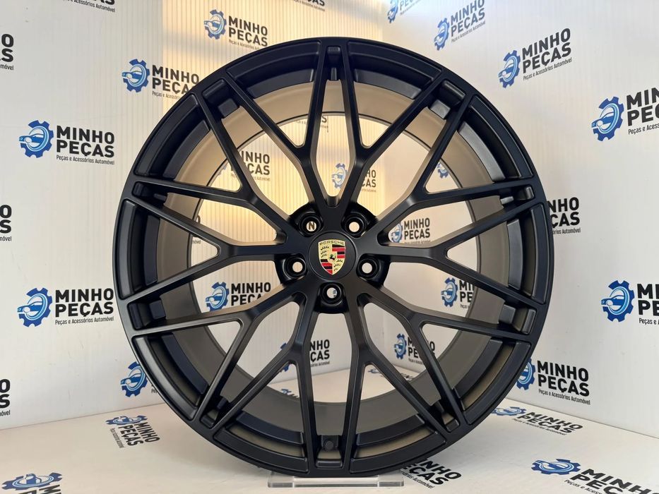 Jantes Look Porsche Macan GTS em 21 (5x112) Preto Matte