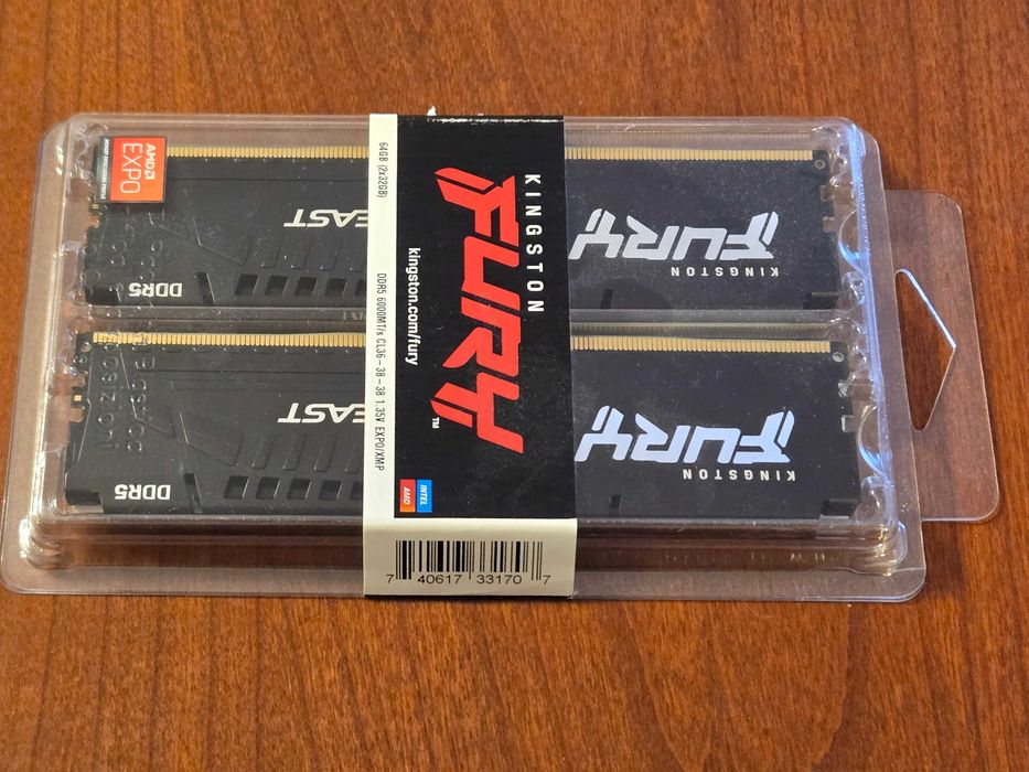 Kingston Fury DDR5 6000MT/s CL36-38-38 (Nowe)