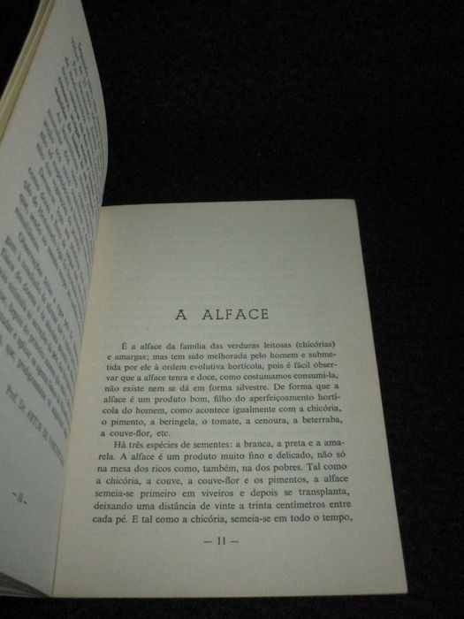 Livro A Alface Nicolas Capo Alimentos que Curam 1979