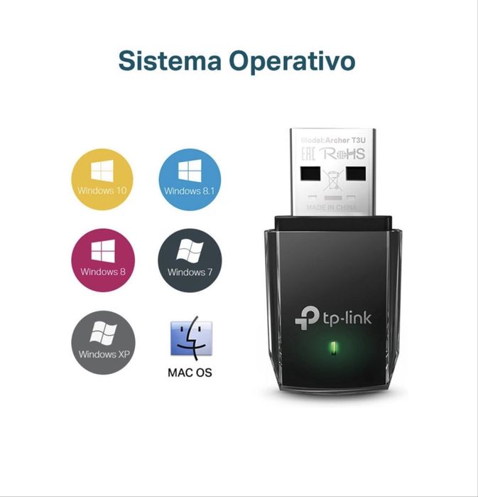 USB Wi-Fi TP-LINK Ac1300 Archer T3U