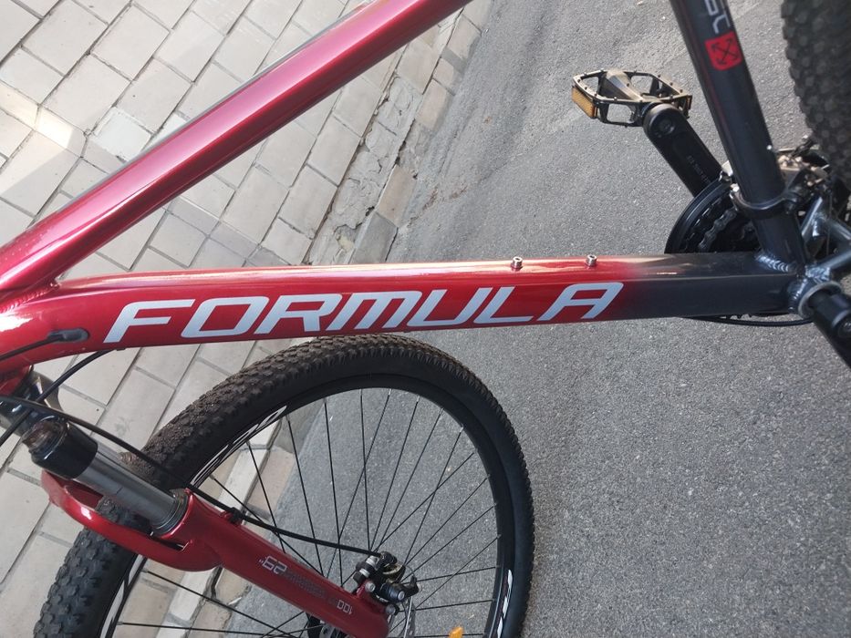 Велосипед AL 29" Formula F-1 DD CS-19 червоно-сріблястий 2025