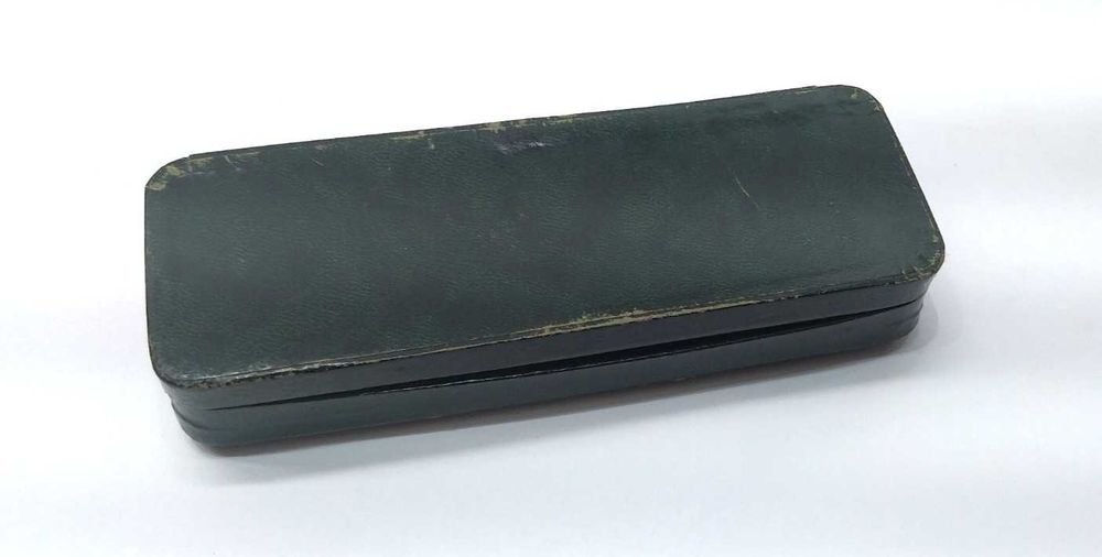 Hertig Certina Caixa / Estojo verde Antiga para Relógio de Pulso