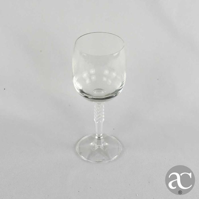 Conjunto de 30 copos em cristal Bohemia incolor, para 6 pessoas
