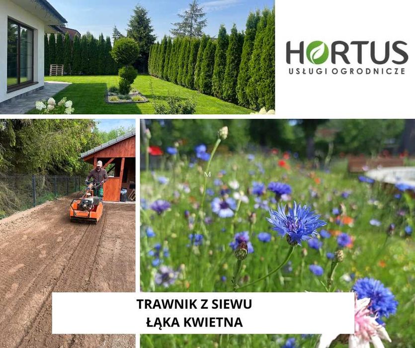 Usługi Ogrodnicze - Glebogryzarka -Trawniki -Nawadnianie- Drenaże