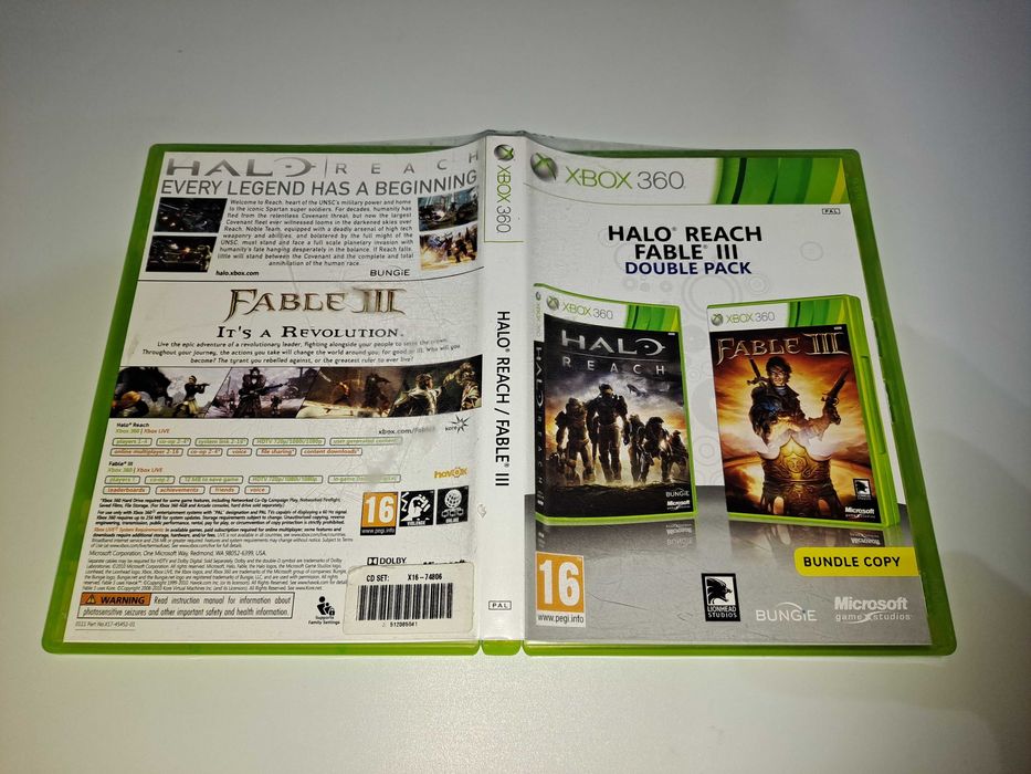 Halo Reach [Uszkodzona!] [Pudełko z Double Pack] Xbox 360