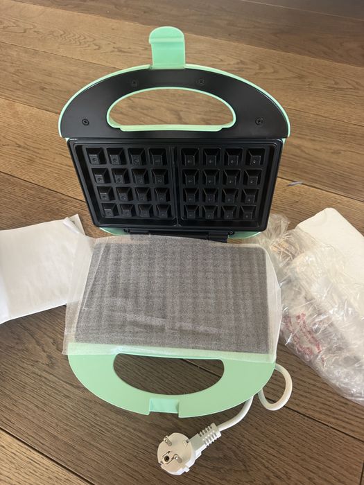 Bestiom Gofrownica w stylu retro nowa miętowa