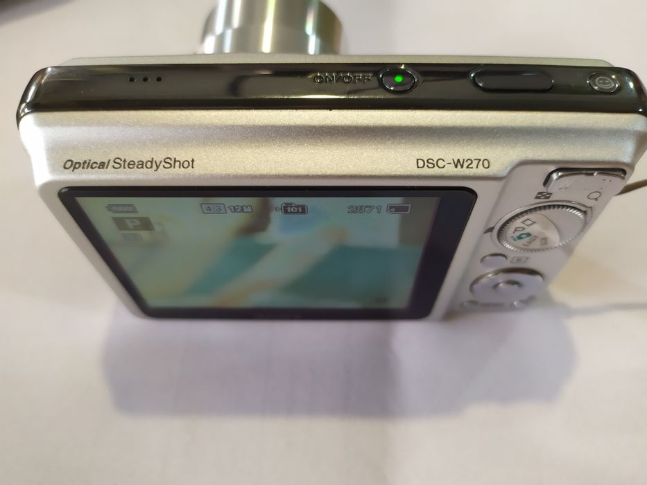 Фотоаппарат  Sony DSC-W270 в отличном состоянии. Весь комплект.