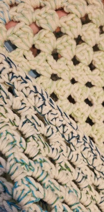 Poncho handmade na szydełku