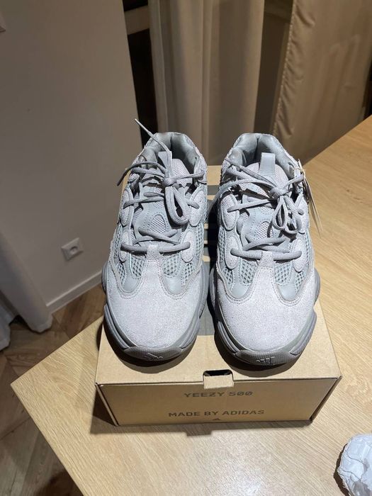 adidas Yeezy boost 500 ash grey 43 Utility white black granite bone t