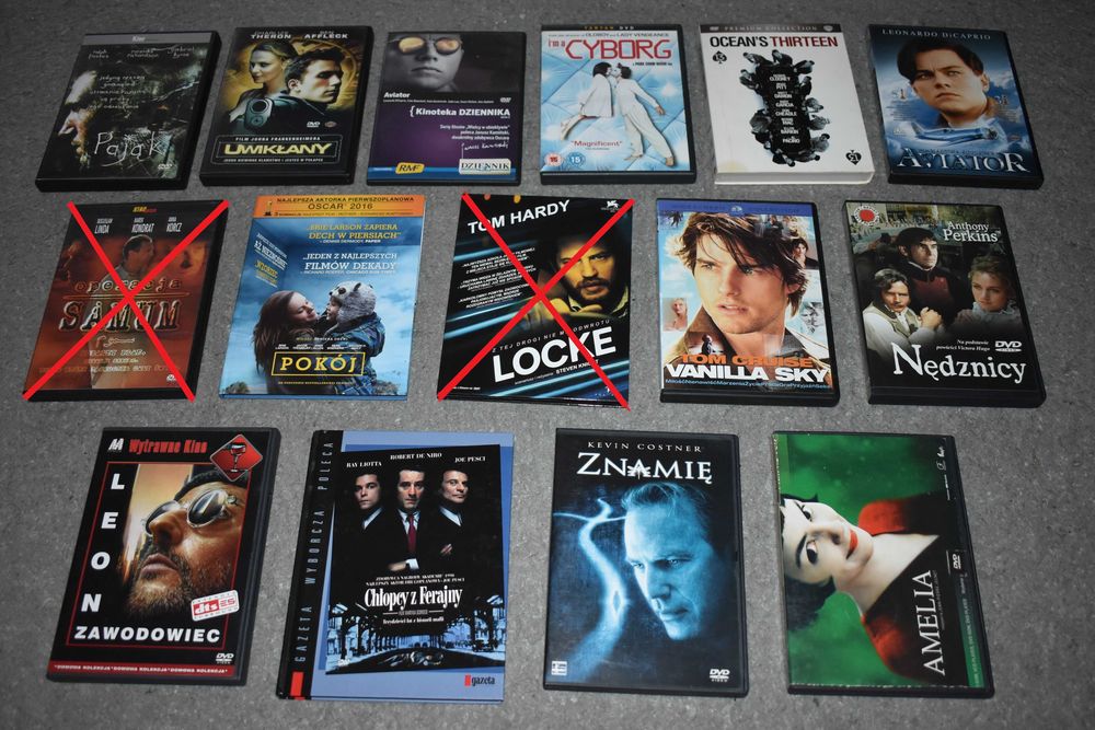 Zestaw mix filmów filmy DVD Blu-Ray VCD różne gatunki 30szt