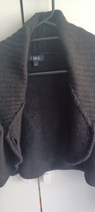 Czarne bolerko sweterkowe r L