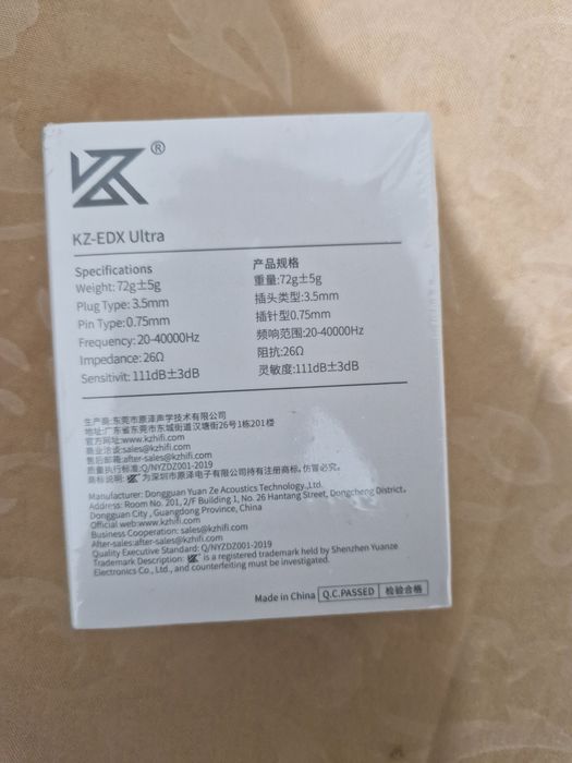 Auriculares com Fios KZ EDX PRO - Preto