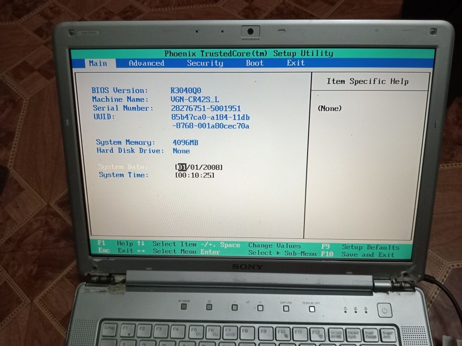 Игровой ноутбук Sony CR-31S с видео радеон