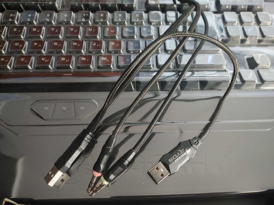 Механічна ігрова клавіатура Roccat Ryos MK FX ARGB Cherry MX Brown