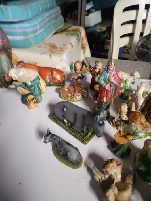Presépio de.natal várias peças antido