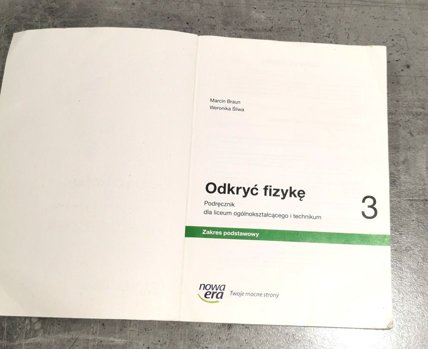 Podręcznik Odkryć fizykę 3