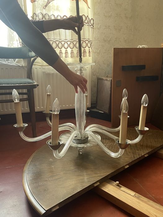 Żyrandol wenecki murano lata 20