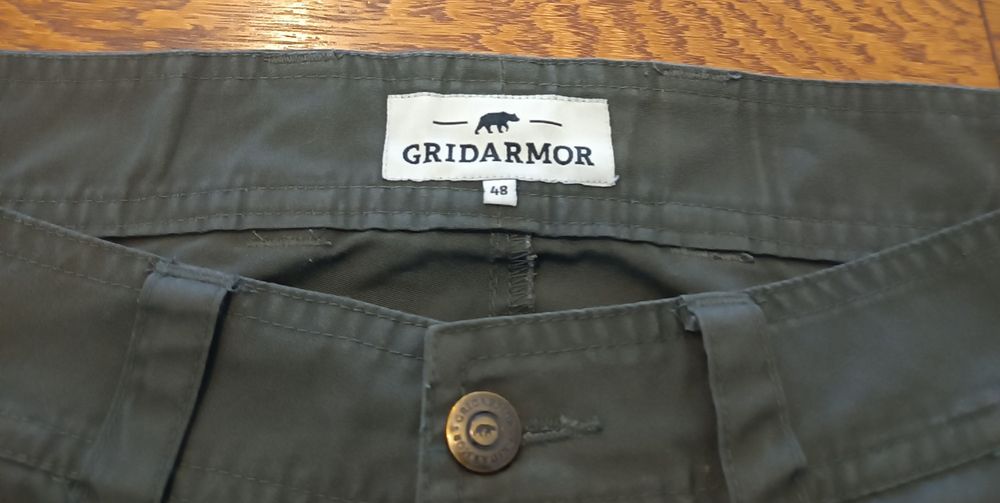 Spodnie Gridarmor Outdoorowe Funkcjonalne Wodoodporne Leśne