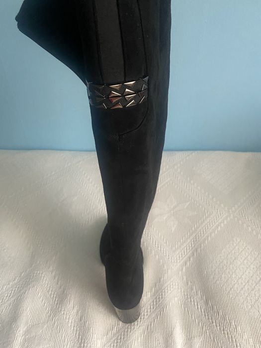 Сапоги ботфорты. Зима