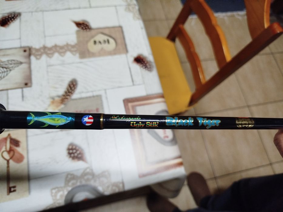 Cana de pesca ao barco