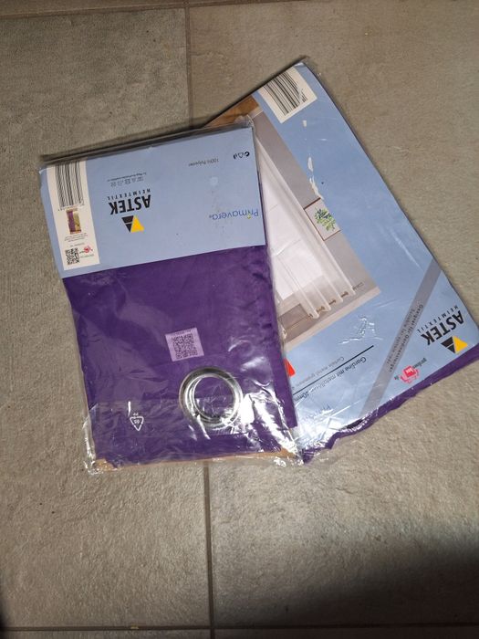 Zasłony fioletowe 2szt