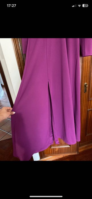 Vestido cerimónia Buganço roxo