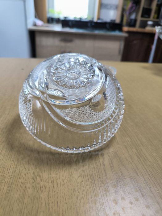 Вінтажний кришталевий салатник, СРСР. Ідеальний стан