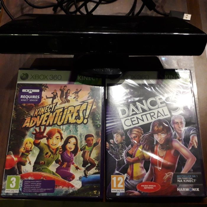 Sensor Kinect z najlepszymi grami ruchowymi XBOX 360