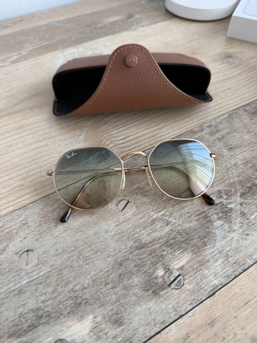 Окуляри ray ban  оригінал 3565 001/GD crear gradient blue