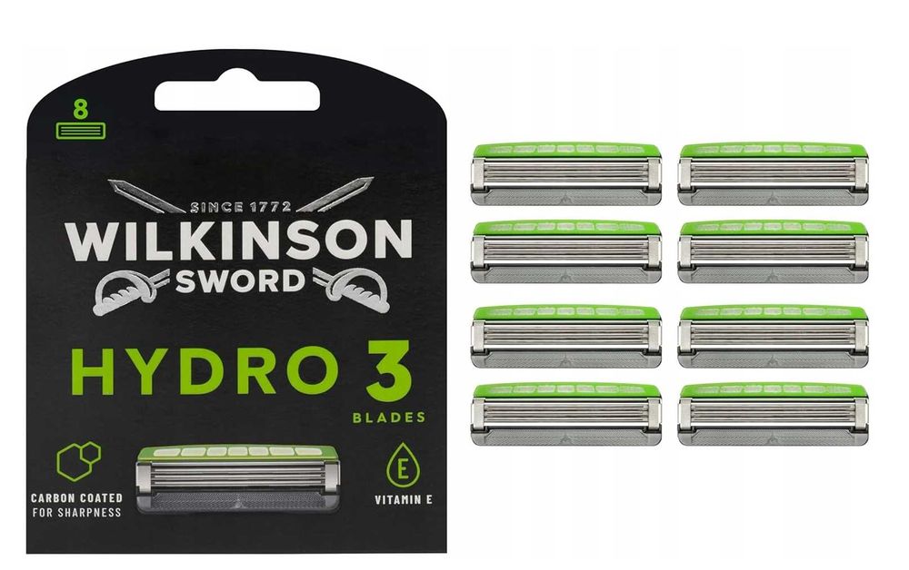 Wilkinson Hydro 3 Skin wkłady do maszynki 8 szt.