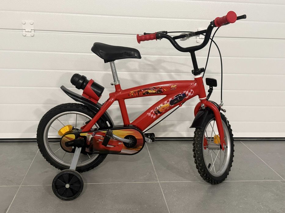 Bicicleta Infantil Cars 14” – Pouco Uso – Quase Nova