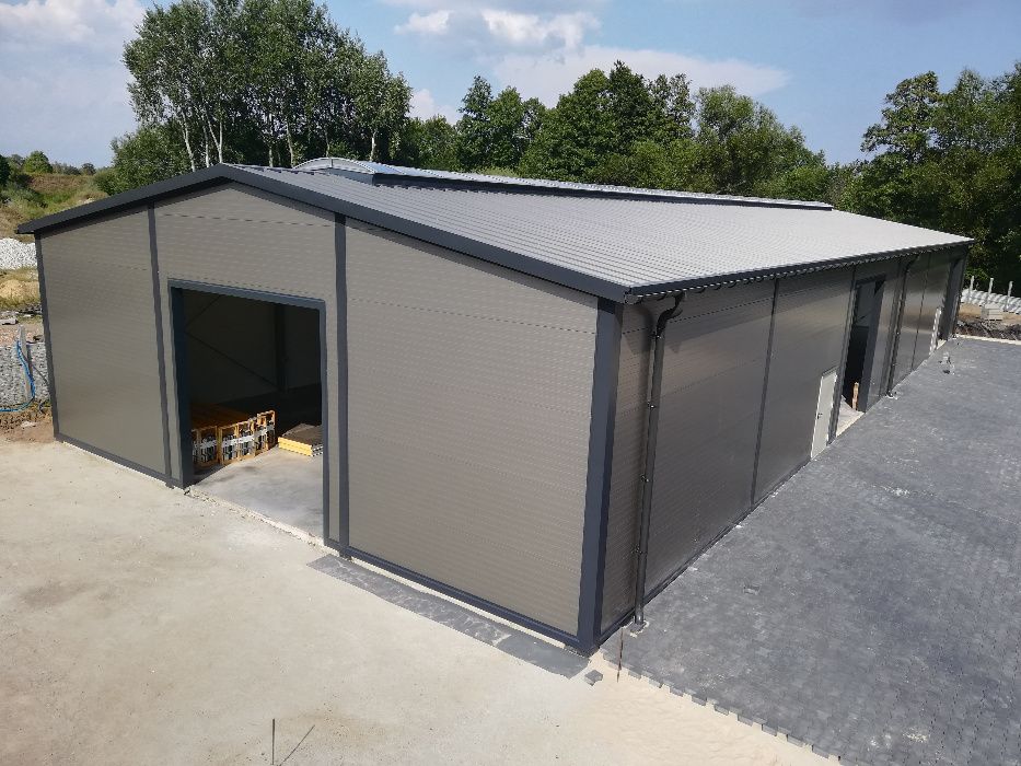 Hala stalowa ocieplana 15x36x4,5m 540m2
