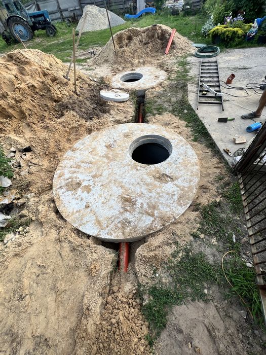Септик під ключ,вигрібна яма,каналізація,траншея,водовідведення
